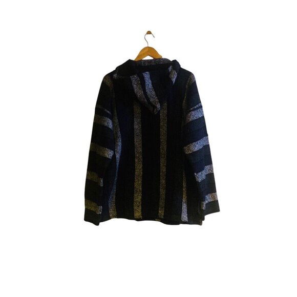 ARTESANIAS XXL Unisex Mickey Baja Drug Rug Pullover Black Purple Hoodie Sweater - Picture 3 of 3